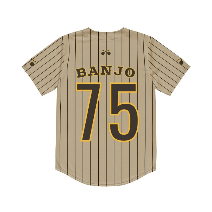 Deering_Banjo_Baseball_Jersey_Beige_Back, White Background