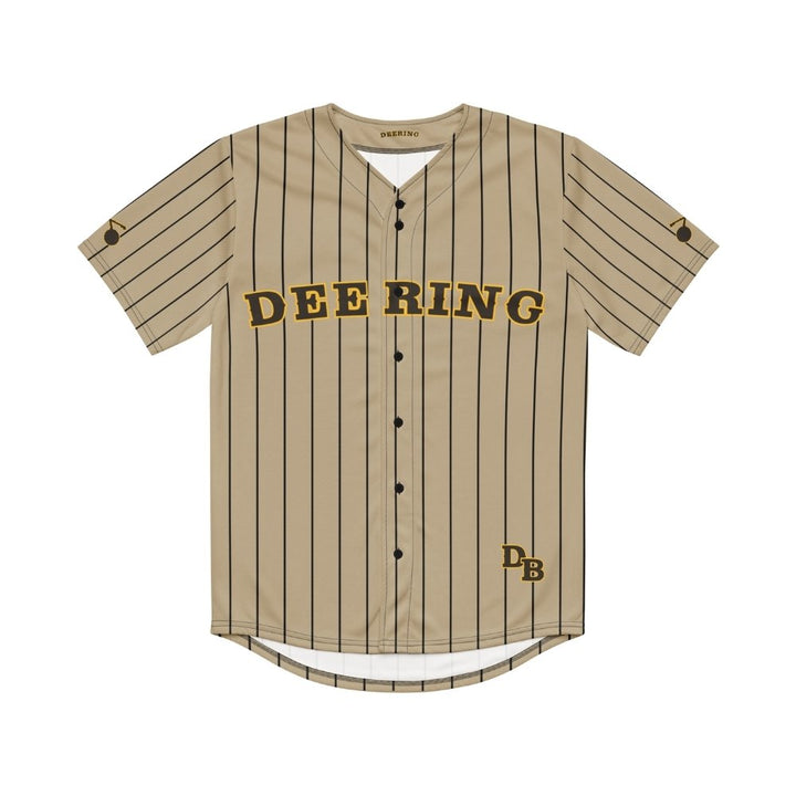 Deering_Banjo_Baseball_Jersey_Beige_Front, White Background