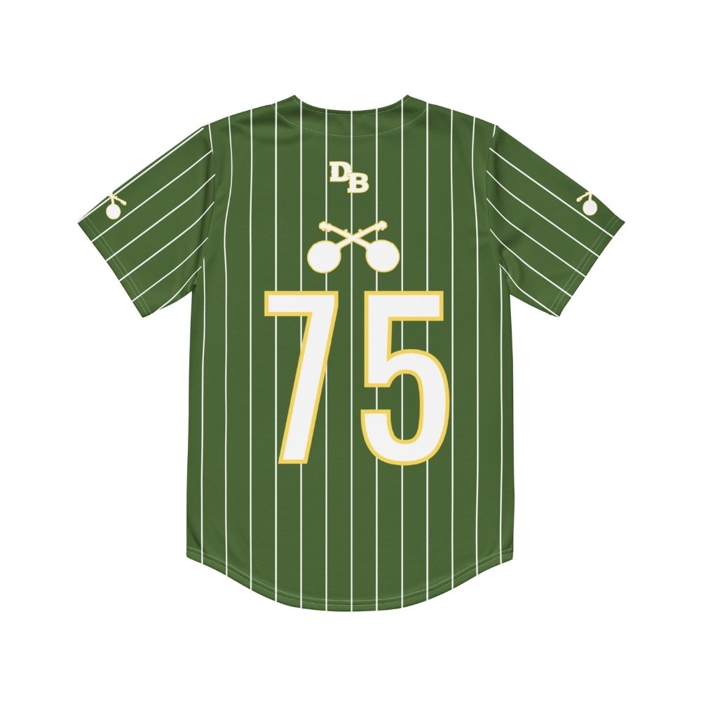 Deering_Banjo_Baseball_Jersey_Green_Back, White Background