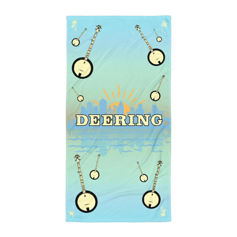 Deering Banjo Summer Towel - Flat - Front