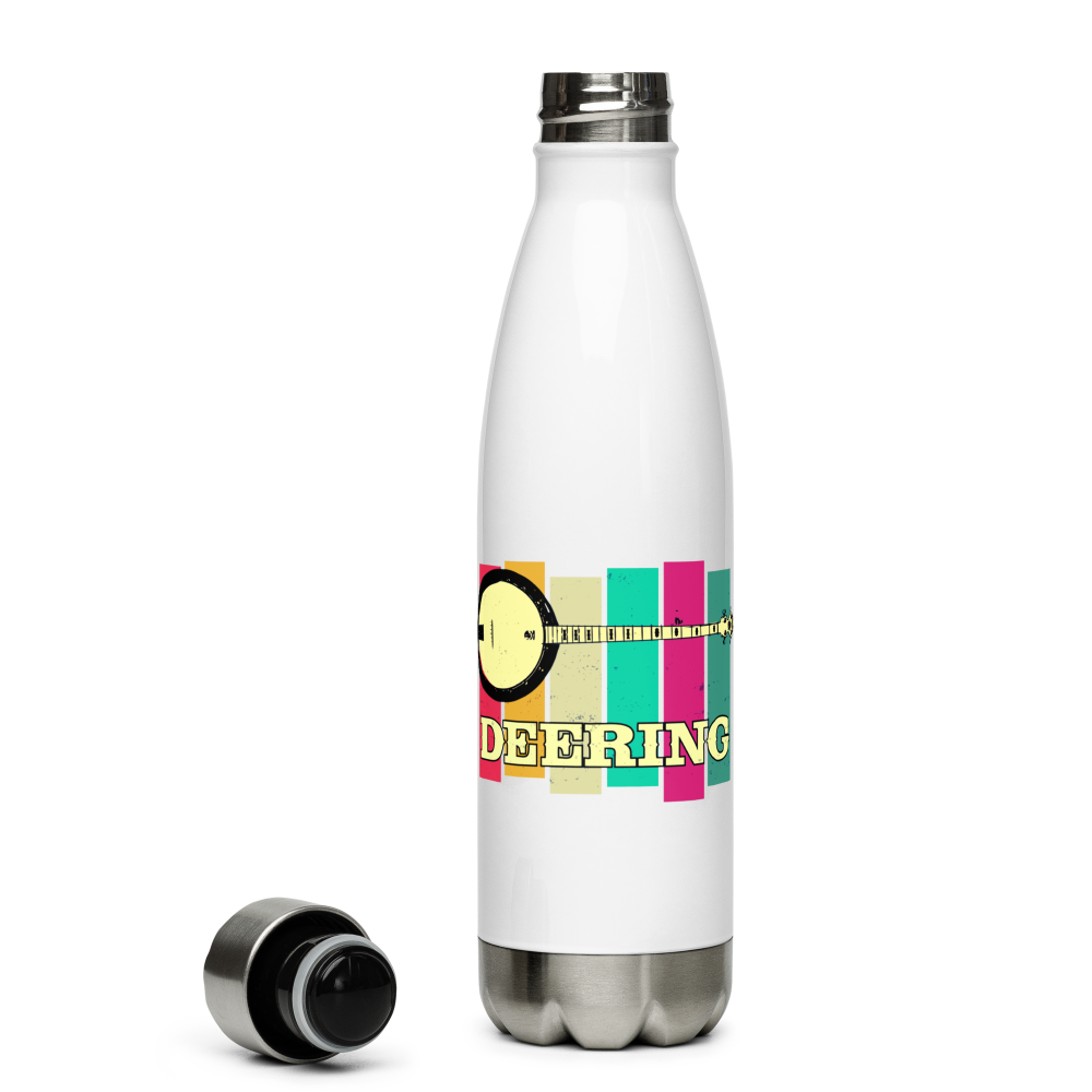 Deering Banjo Summer Water Bottle - 17oz - Front