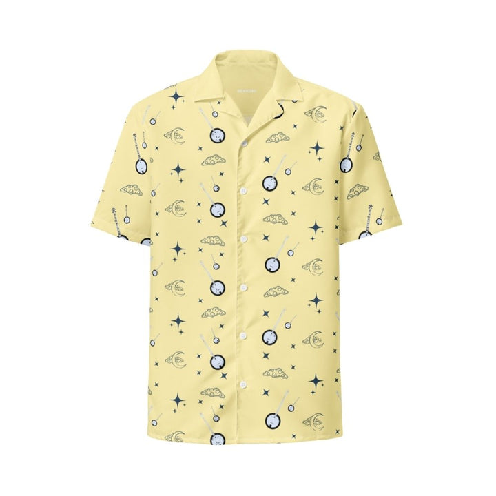 Deering_Nightime_Banjo_Button_Up_Shirt_-_Banana_Yellow_Front, White Background_