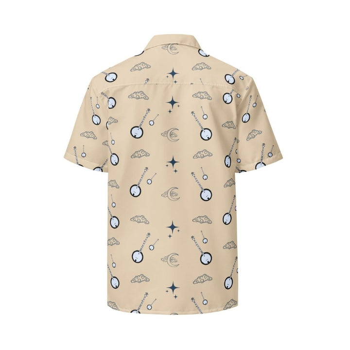 Deering_Nightime_Banjo_Button_Up_Shirt_-_Champage_Back, White Background