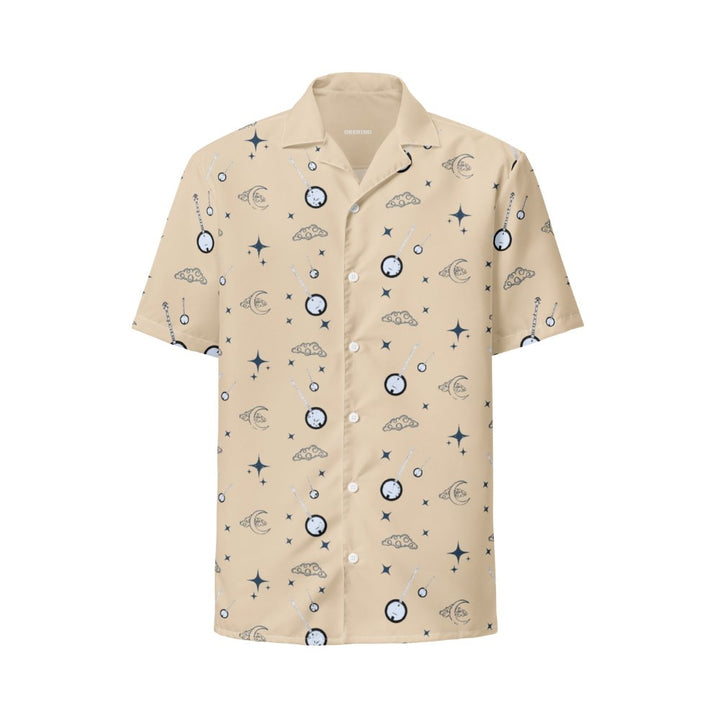 Deering_Nightime_Banjo_Button_Up_Shirt_-_Champage_Front, White Background
