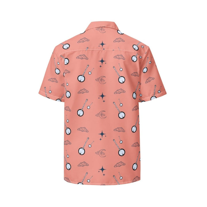 Deering_Nightime_Banjo_Button_Up_Shirt_-_Salmon_Back, White Background