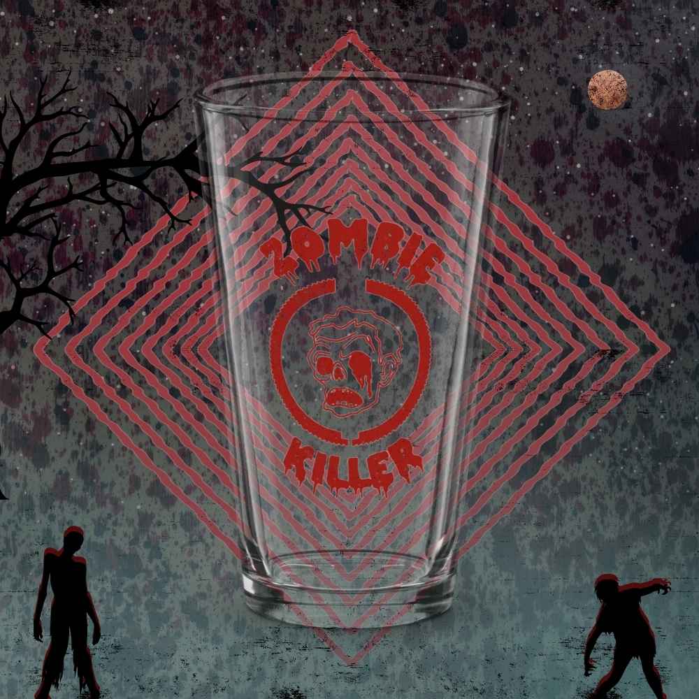 Deering_Zombie_Killer_Pint_Glass_Mockups_-_With_Zombie_Background 1