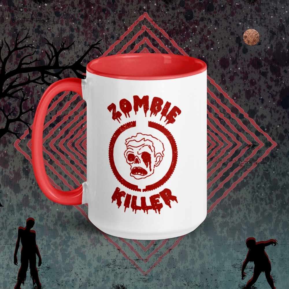 Deering_Zombie_Killer_Red_and_White_Mug_Mockups_-_With_Zombie_Background 1