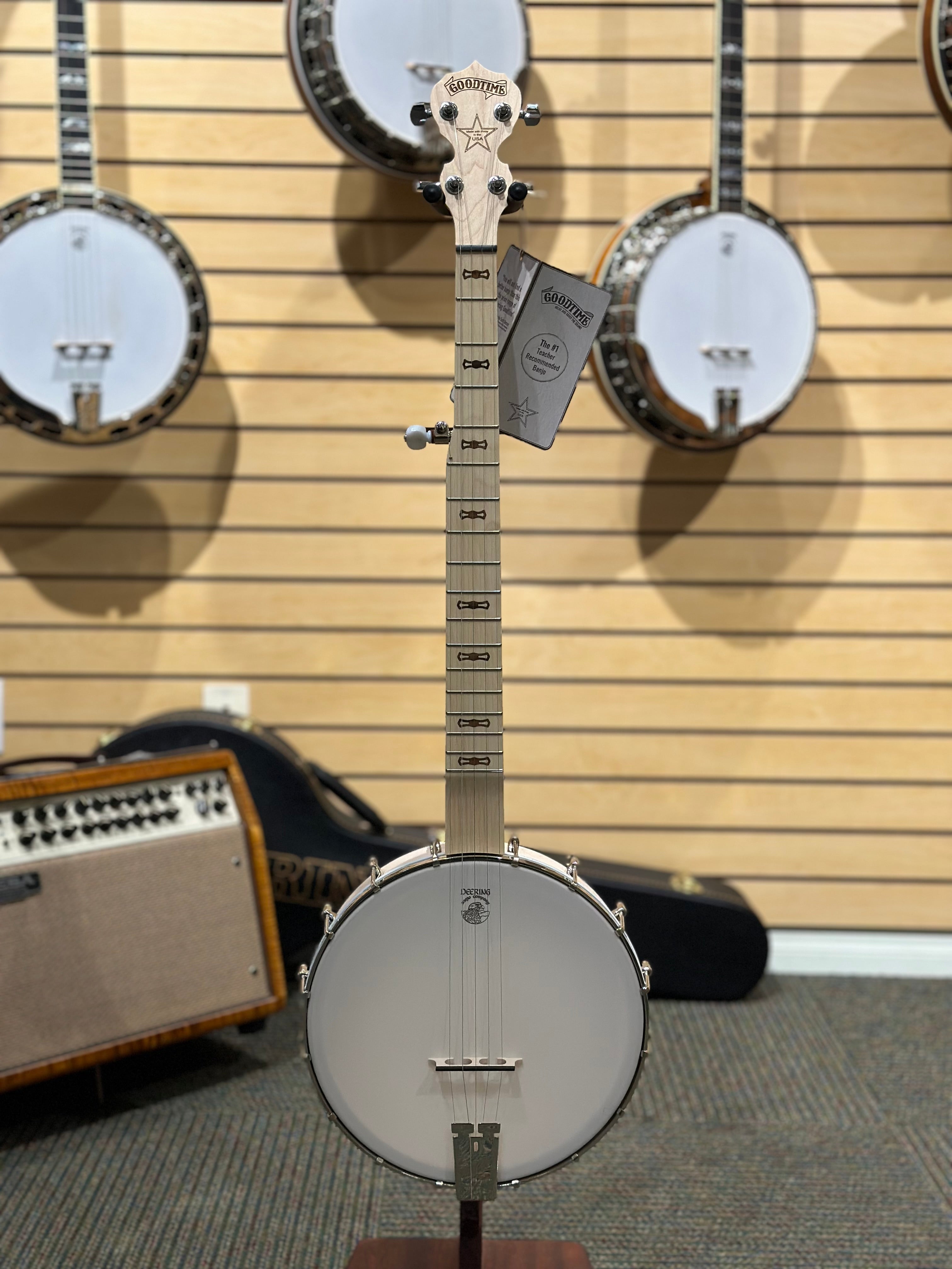 32 String Banjo Goodtime 5-String Openback Banjo w. Scoop | Showroom Banjo – Deering ...