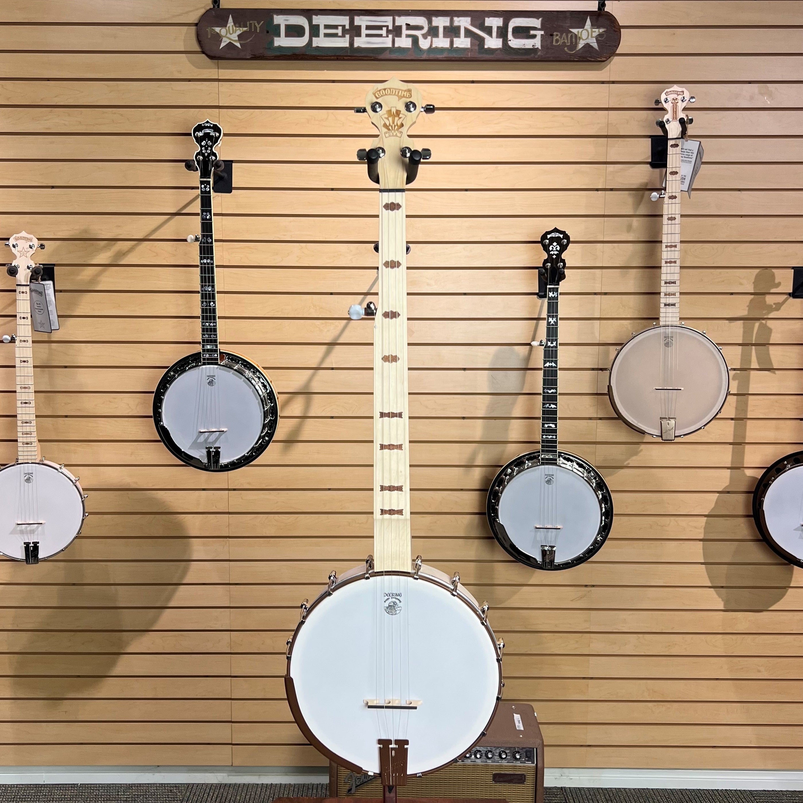 Goodtime 5-String Openback Fretless, Scooped Banjo | Showroom Banjo