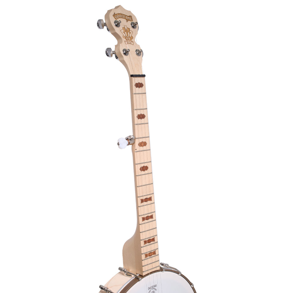 Goodtime Parlor 5-String Banjo neck right side