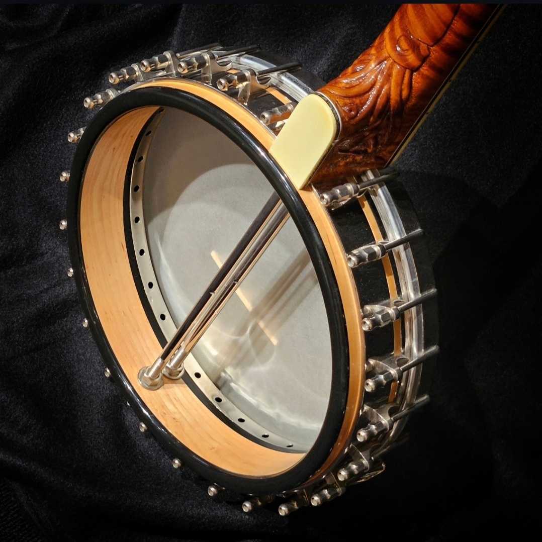 Nemo 20,000 Leagues Under the Sea Custom Long Neck Banjo Back of rim