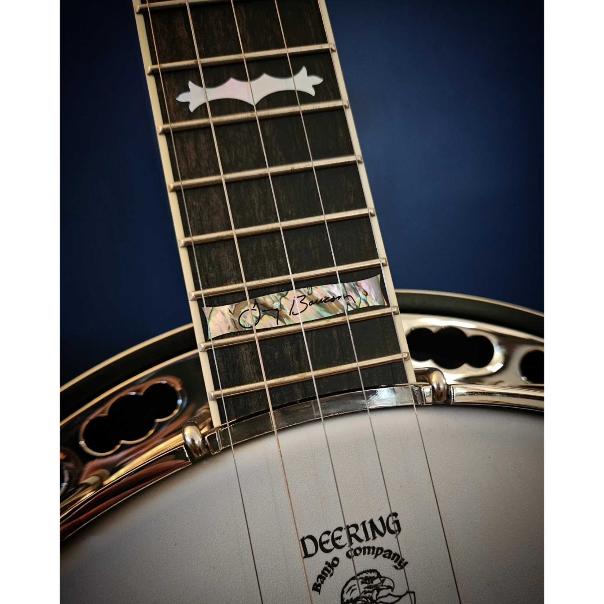 First Terry Baucom Signature Banjo Name Plate in Abalone