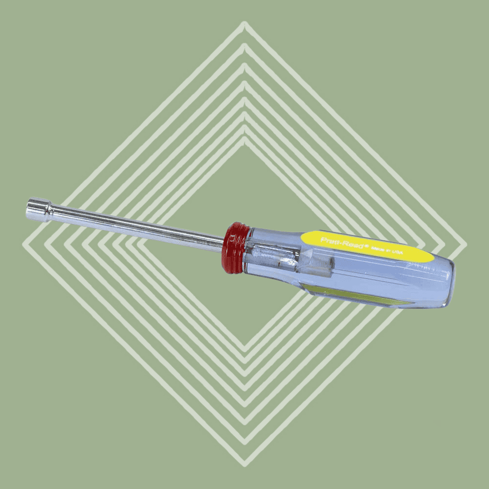 Truss Rod Wrench, green background