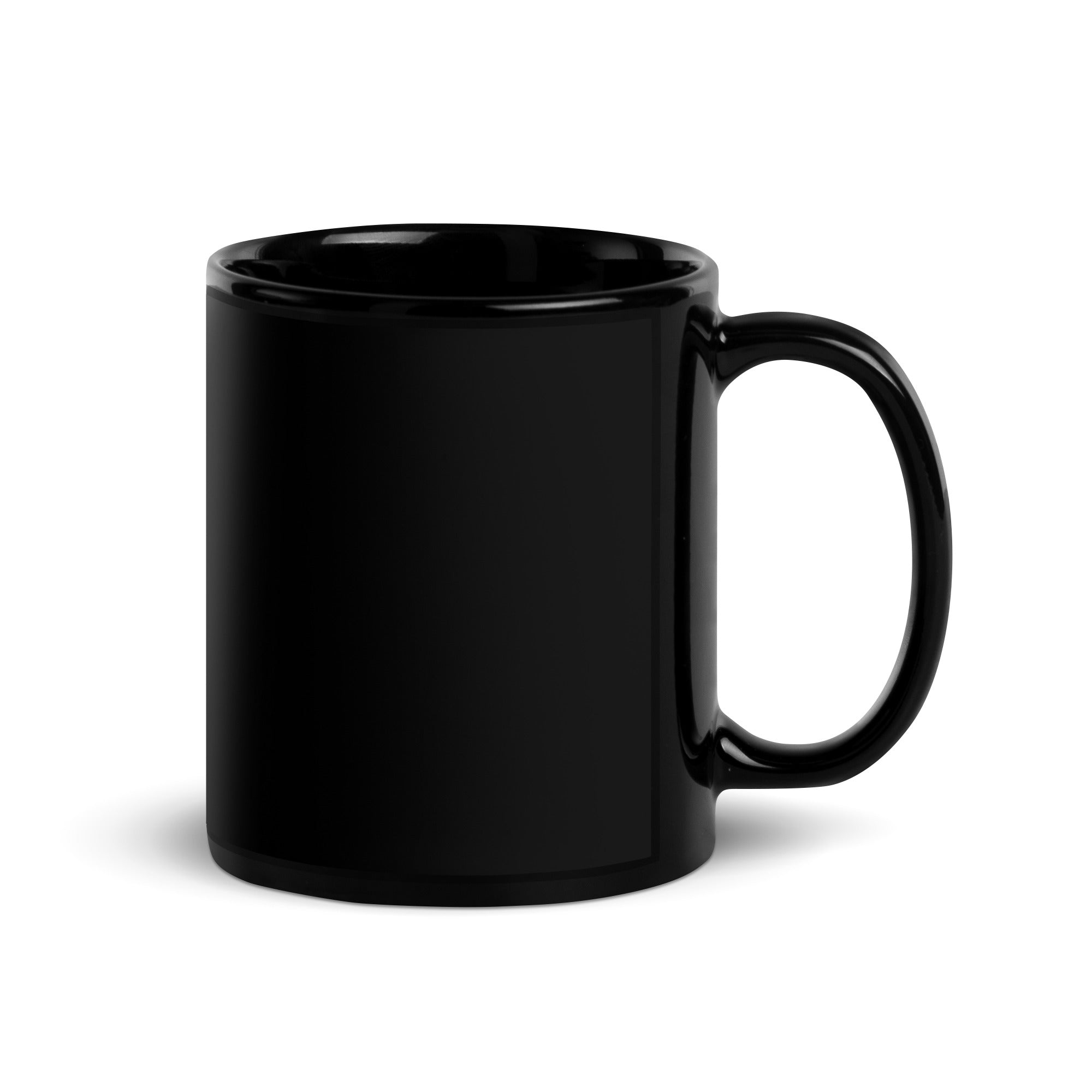 Banjohead Black Glossy Mug