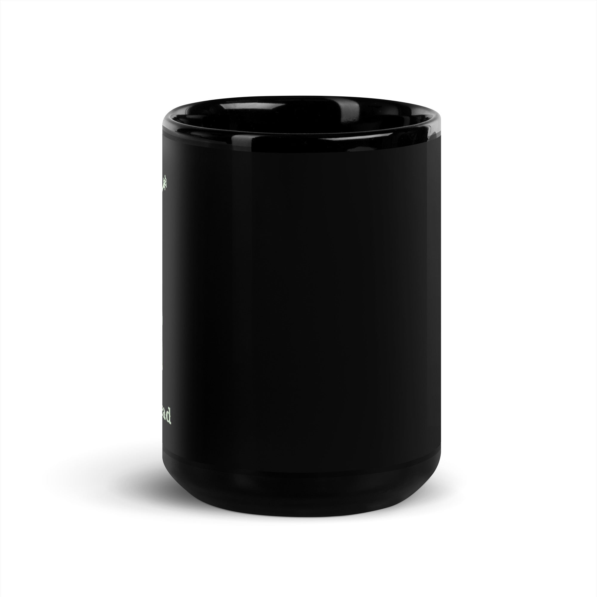 Banjohead Black Glossy Mug
