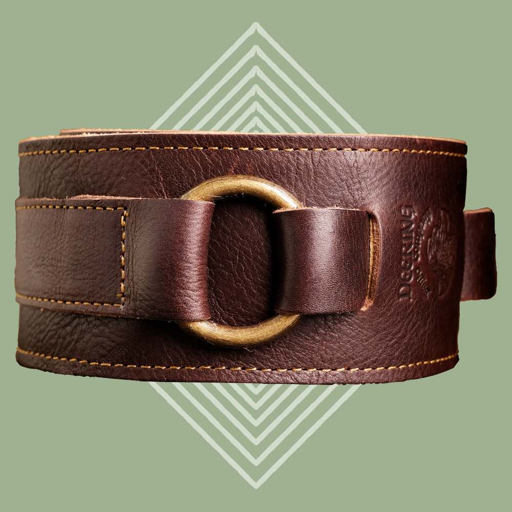 Layered Stitched Leather Strap-Hero