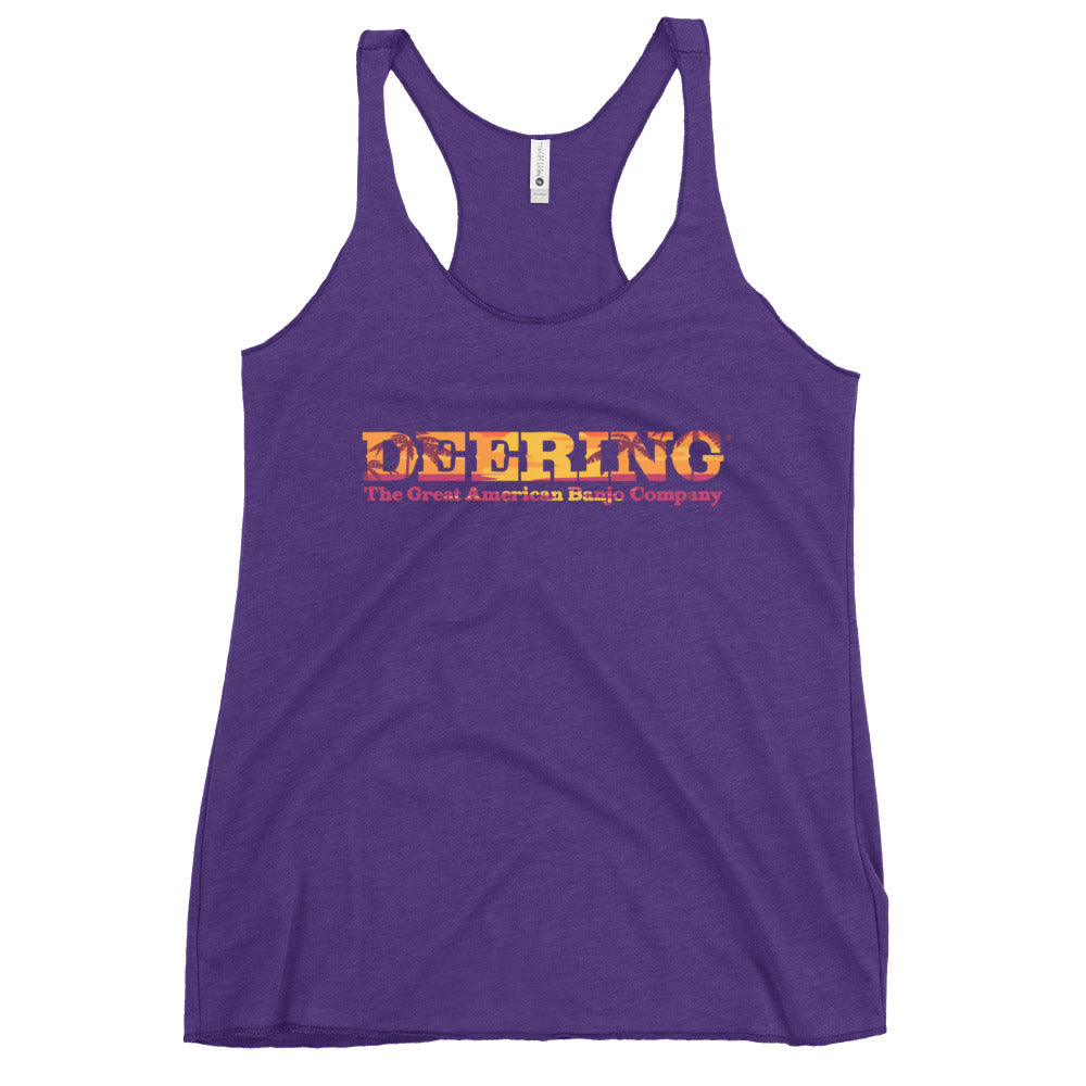 Women's Deering Sunset Tank Top - Purple Rush flat