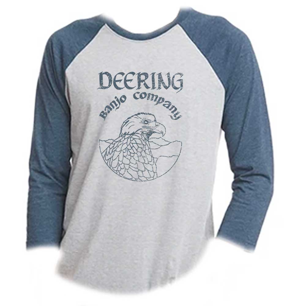 Deering Eagle Baseball Shirt blue