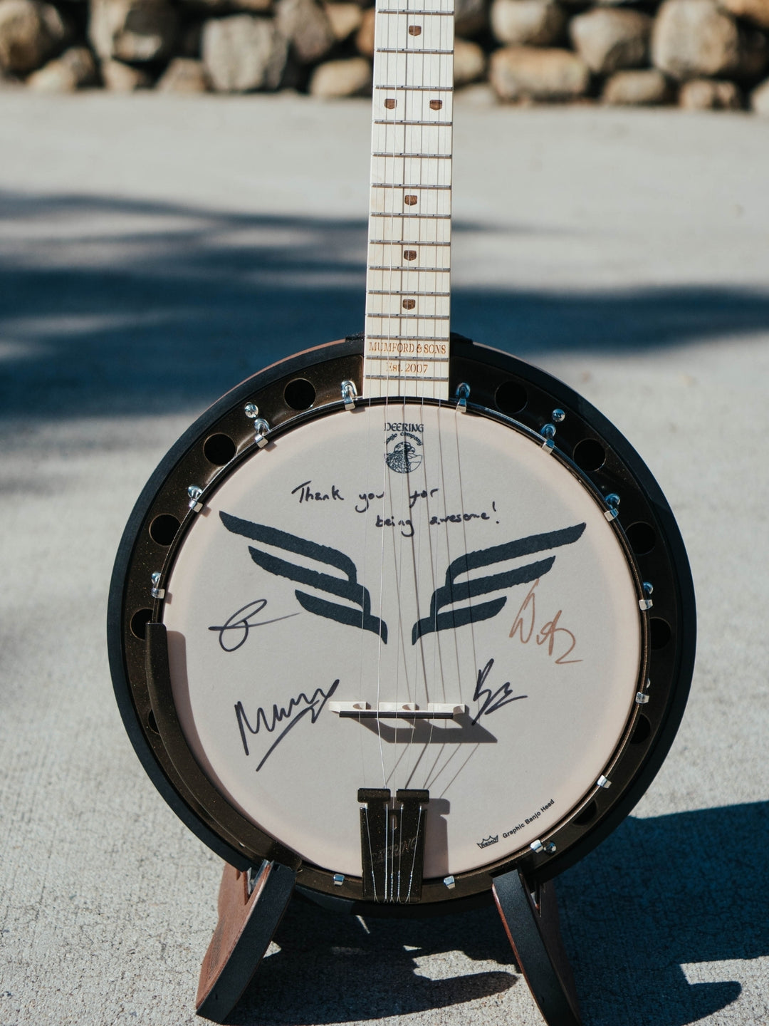 Mumford & Sons Giving Tuesday Banjo