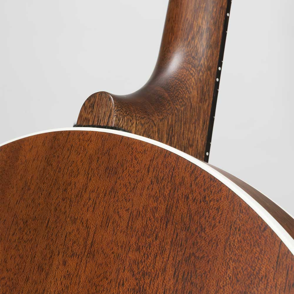 Deering Boston 17-Fret Tenor Banjo - neck joint back