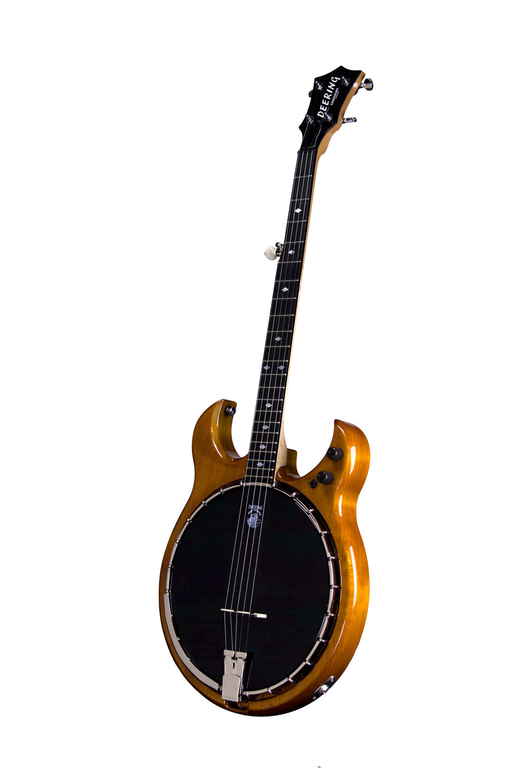 Deering Crossfire™ Golden Honey Electric Banjo