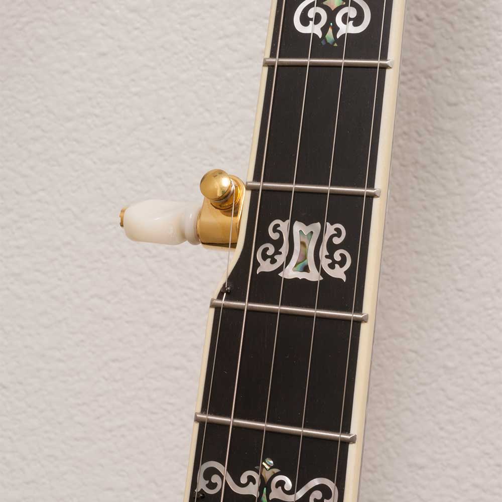 Deering Jens Kruger Model with -06- Tone Ring - neck close