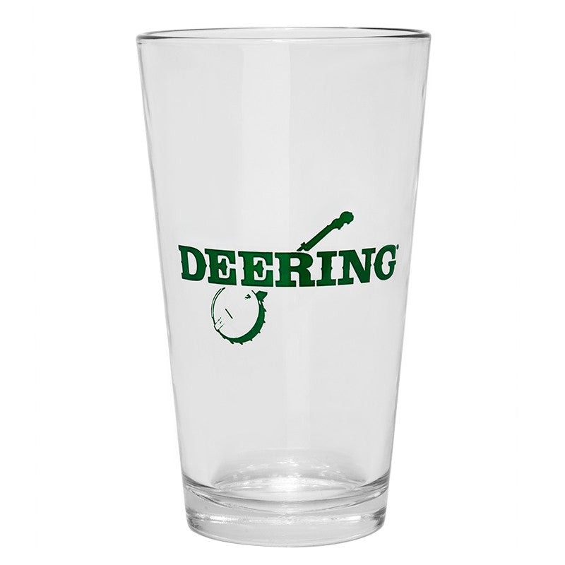 Deering Banjo Logo Pint Glass