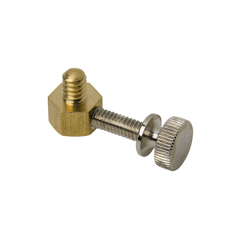 Deering Banjo Thumbscrew and Wall Lug, white background
