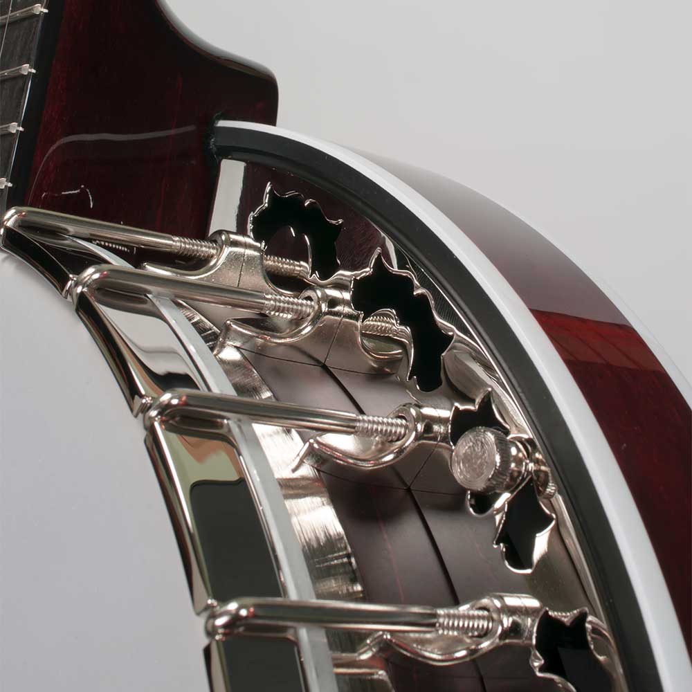 Deering Eagle II Acoustic/Electric 5-String Banjo -pot close
