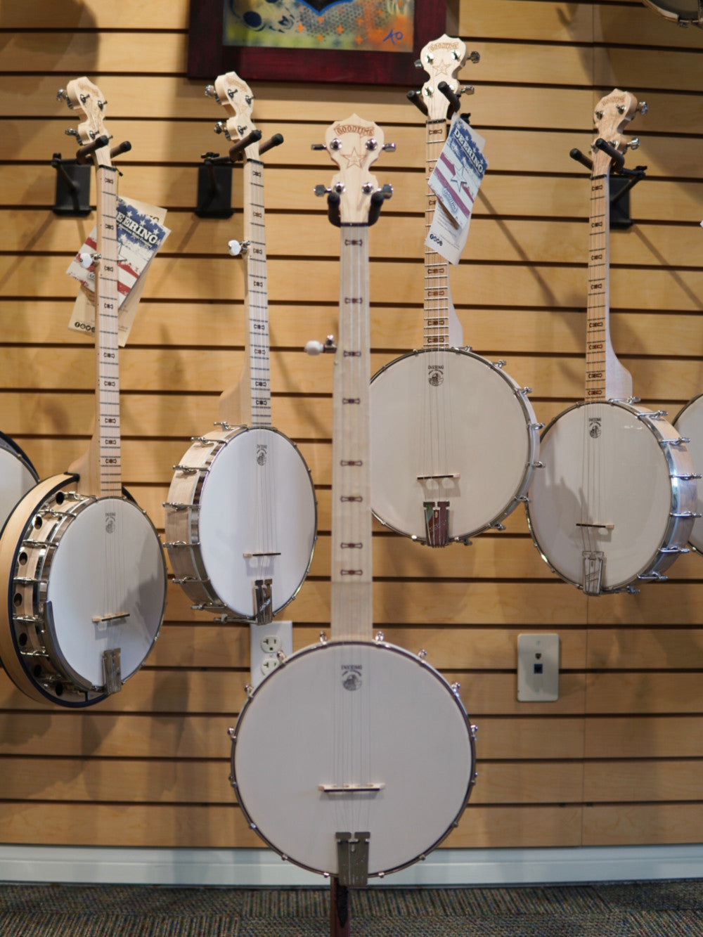 Goodtime Fret-less with a Scoop Banjo | Showroom Banjo