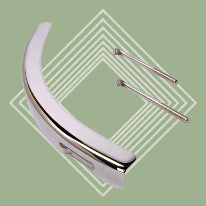 Goodtime Banjo Armrest, with flat hooks, green background