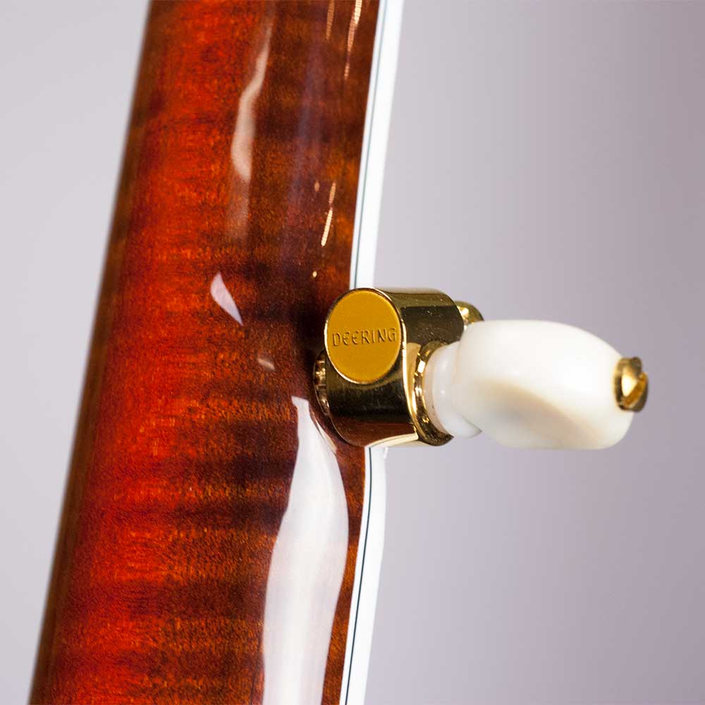 Deering Golden Classic 5-String Banjo - neck back