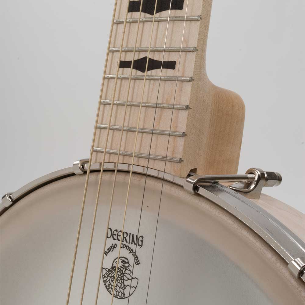 Goodtime Six Jumbo 6 String Banjo - neck joint front