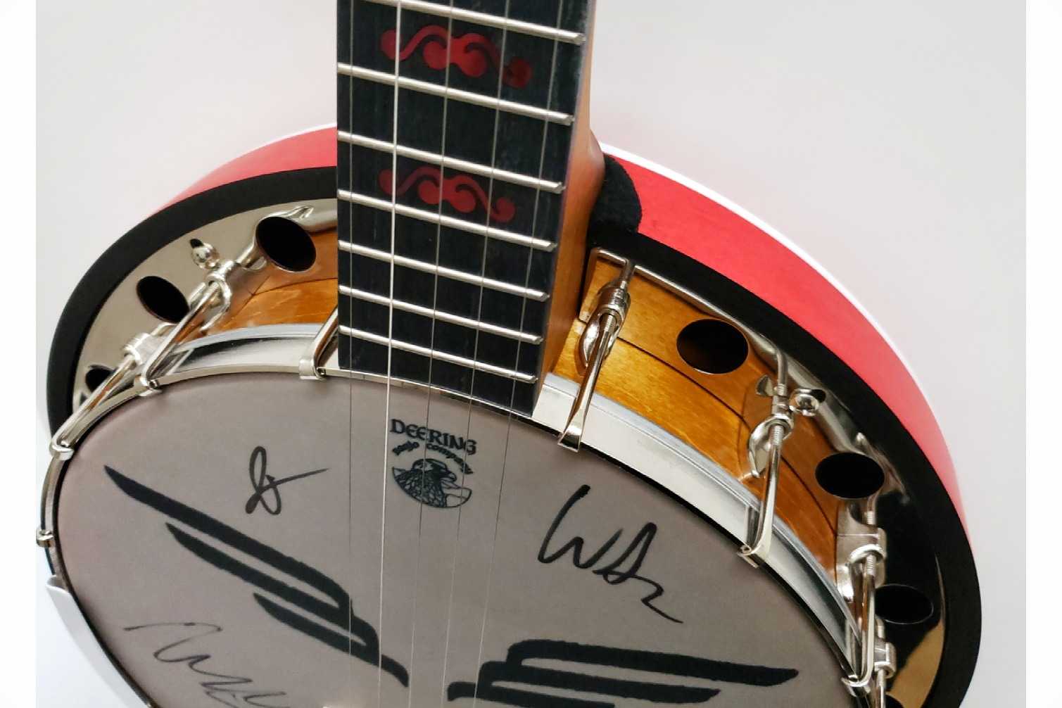 Mumford & Sons Canada Charity Banjo Signed