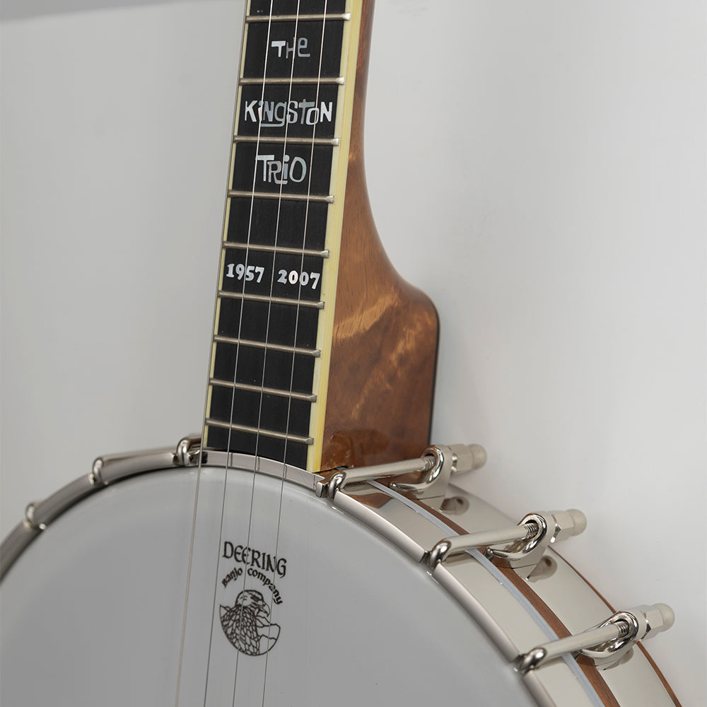 Vega Kingston Trio Bob Shane Plectrum banjo -neck joint close