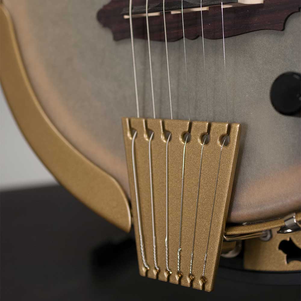 Deering Phoenix Acoustic/Electric 6-String Banjo - tailpiece