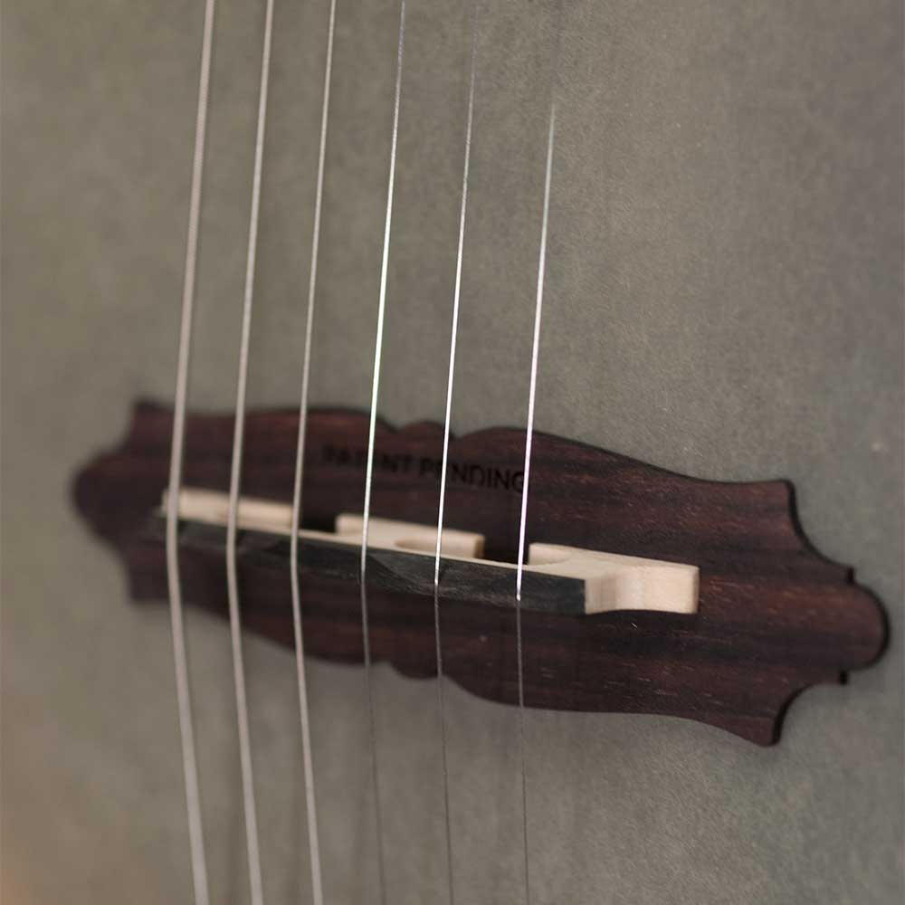 Deering Phoenix Acoustic/Electric 6-String Banjo - bridge