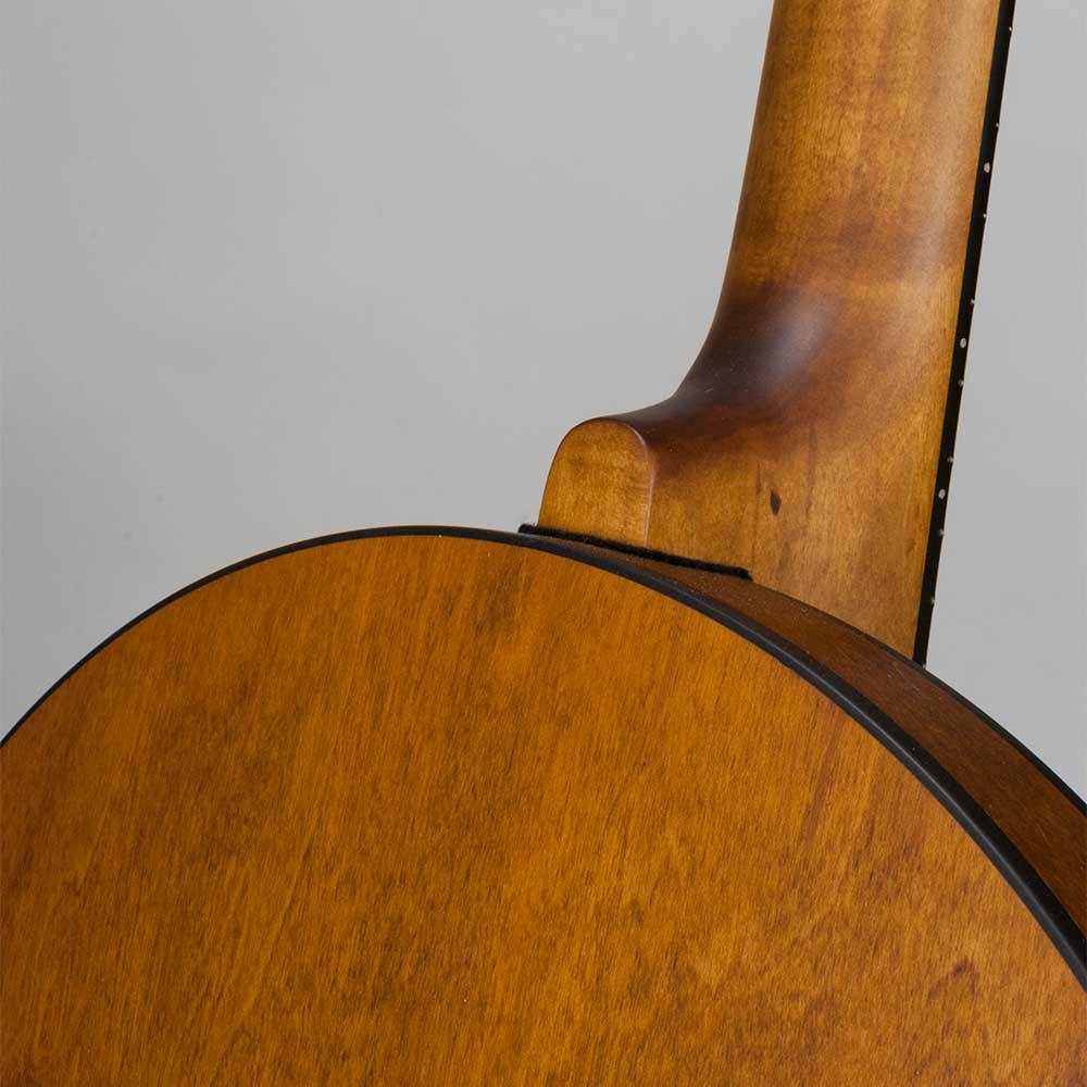 Deering Phoenix Acoustic/Electric 6-String Banjo - neck joint back