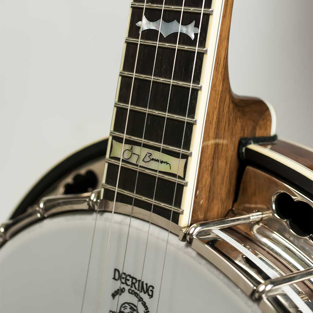 Deering Terry Baucom banjo - neck joint front