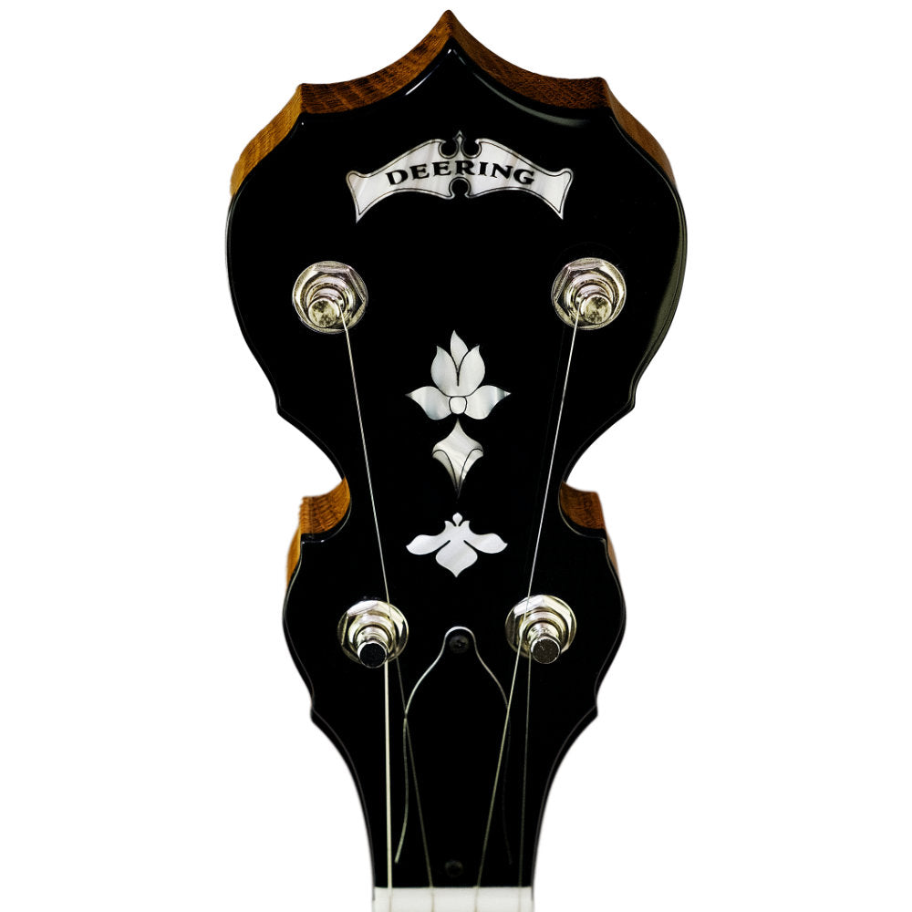 Deering White Lotus 5-String Banjo