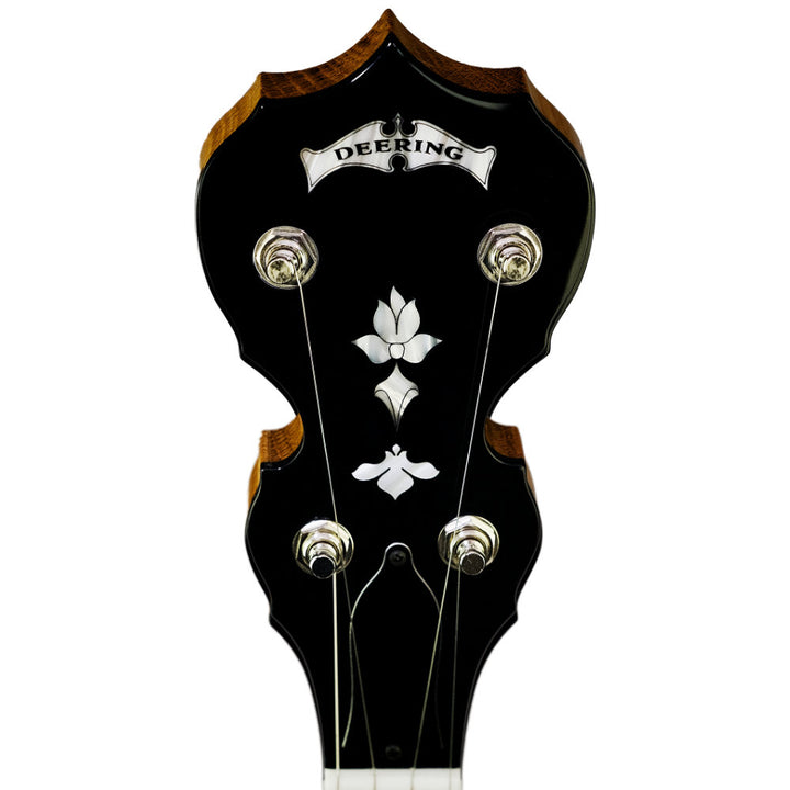 Deering White Lotus 5-String Banjo