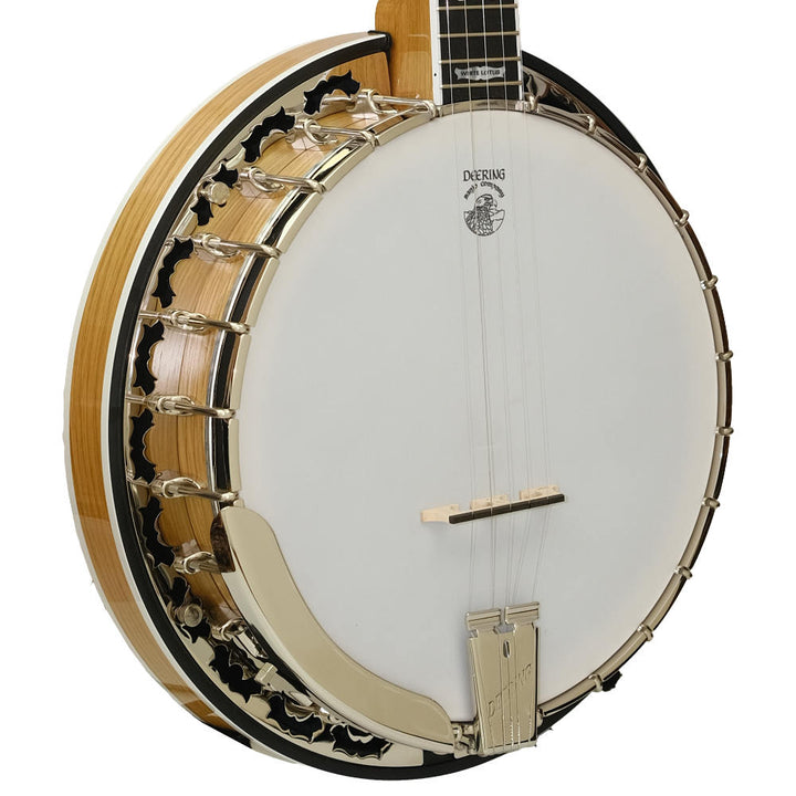 Deering White Lotus 5-String Banjo