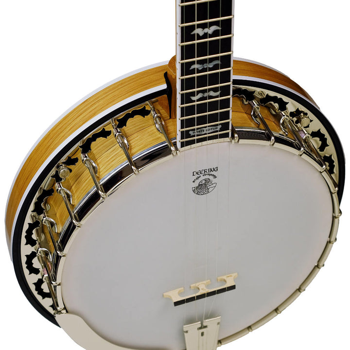 Deering White Lotus 5-String Banjo