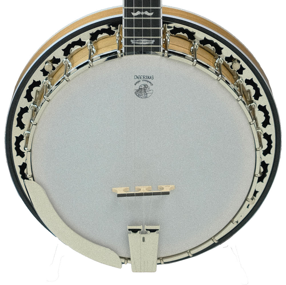 Deering White Lotus 5-String Banjo