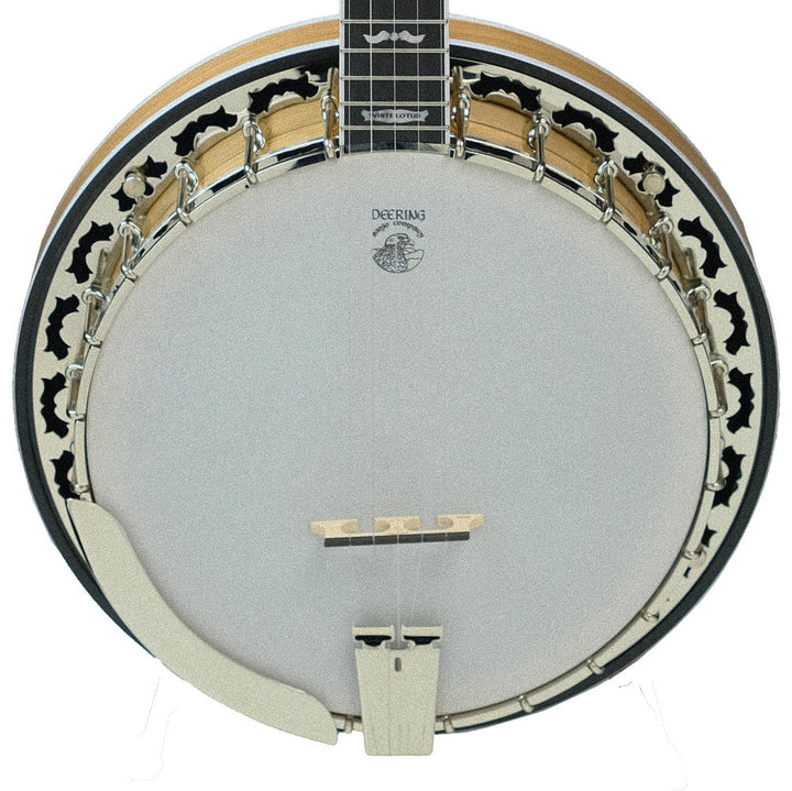Deering White Lotus 5-String Banjo