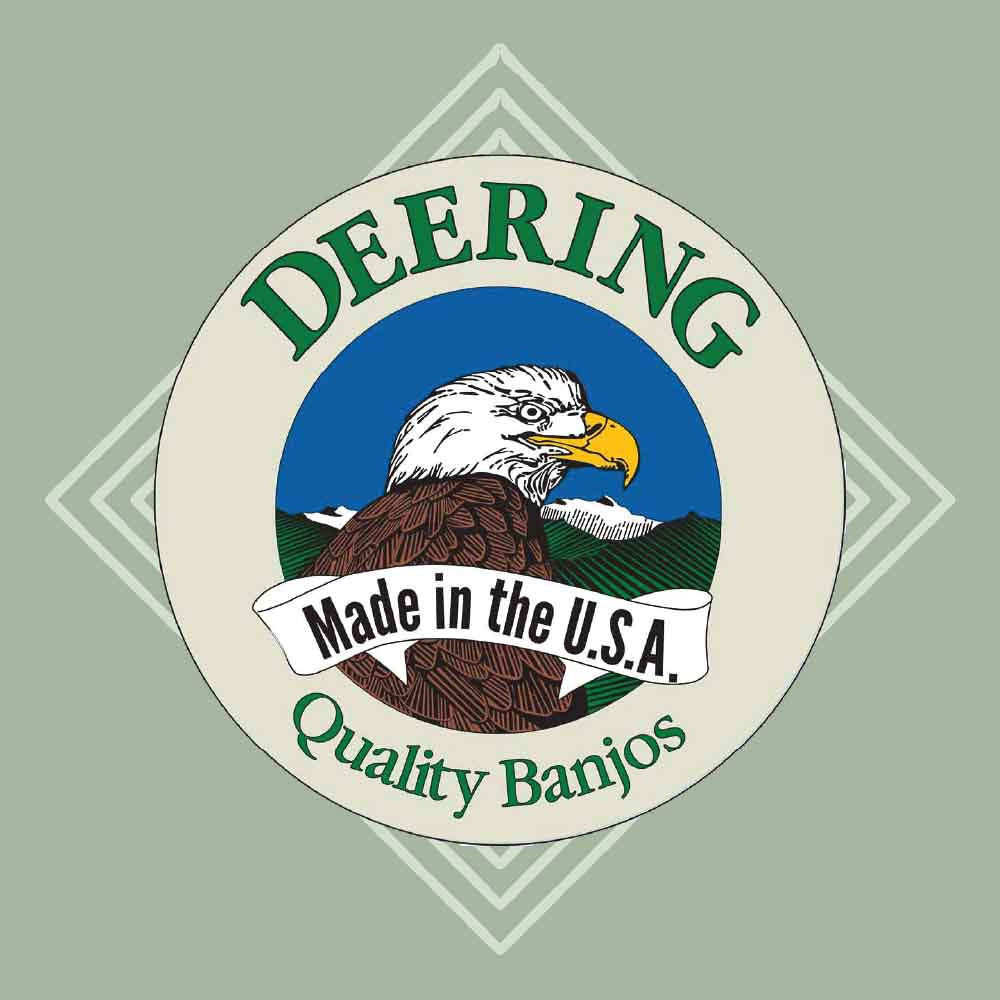 Deering 3 Inch Round Sticker