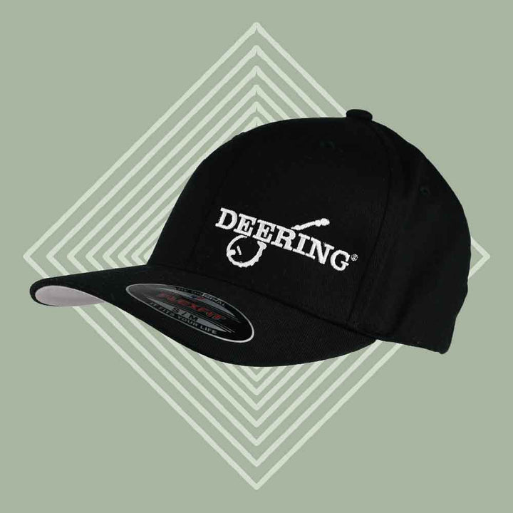 Deering Banjos Flexfit Cap - Green Background