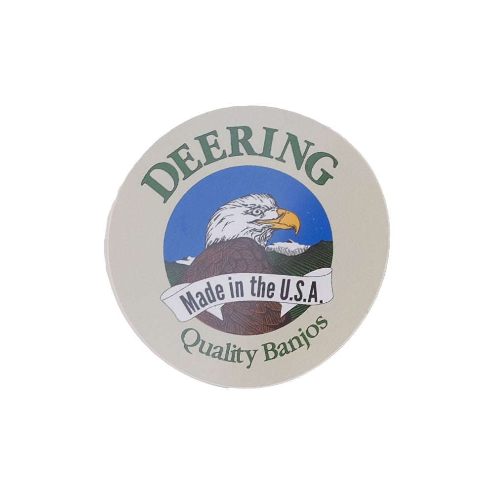 Deering Banjo Care Package-Sticker, white background