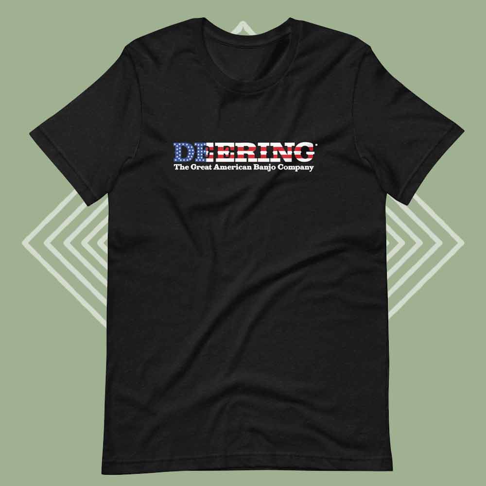 Deering Banjo Patriotic T-Shirt