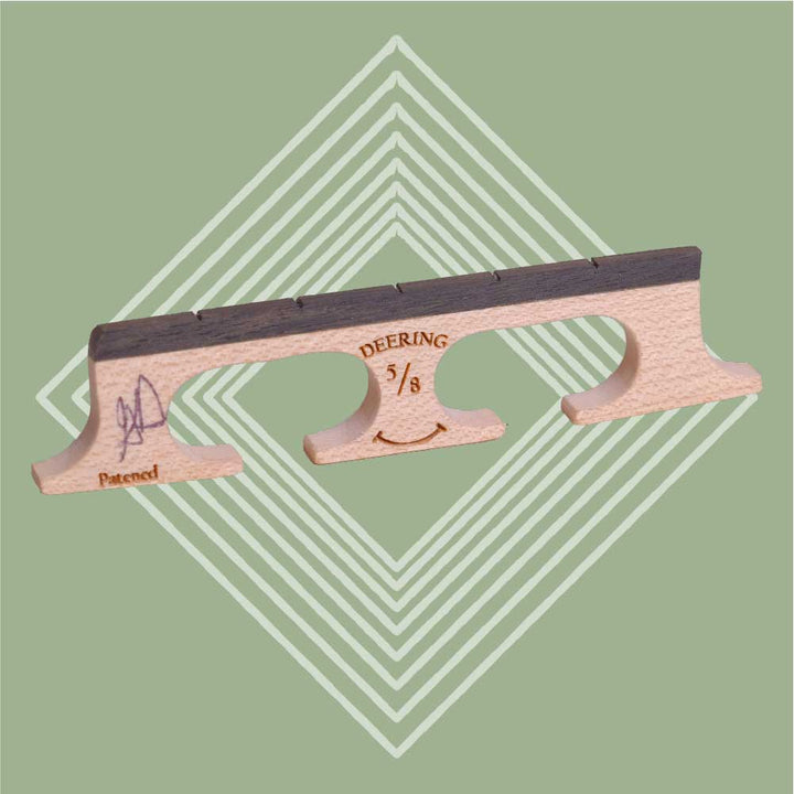 Greg Deering Signature Smile™ Banjo Bridge